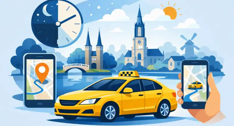 24/7 taxi Delft wanneer u direct vervoer nodig heeft