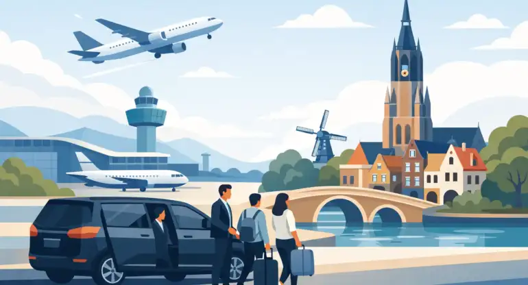 Airport transfer Delft voor een rustige reis