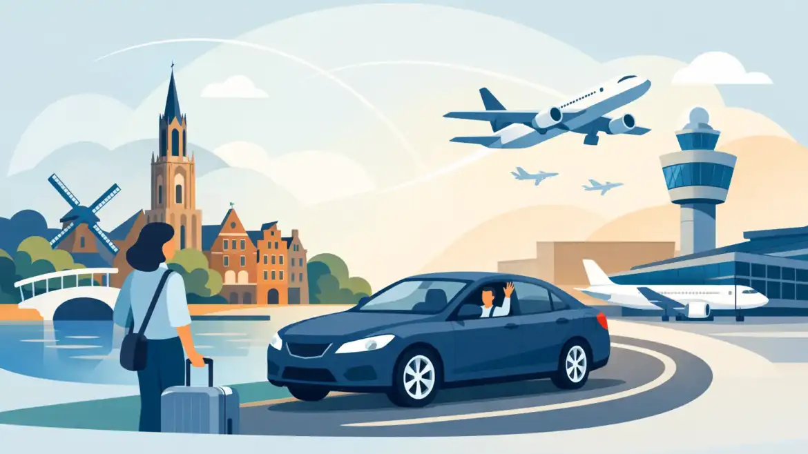 Schiphol transfer boeken zonder stress vanuit Delft