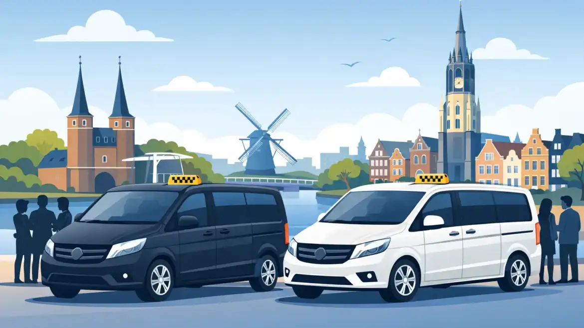 Taxi bussen in Delft voor comfortabel groepsvervoer