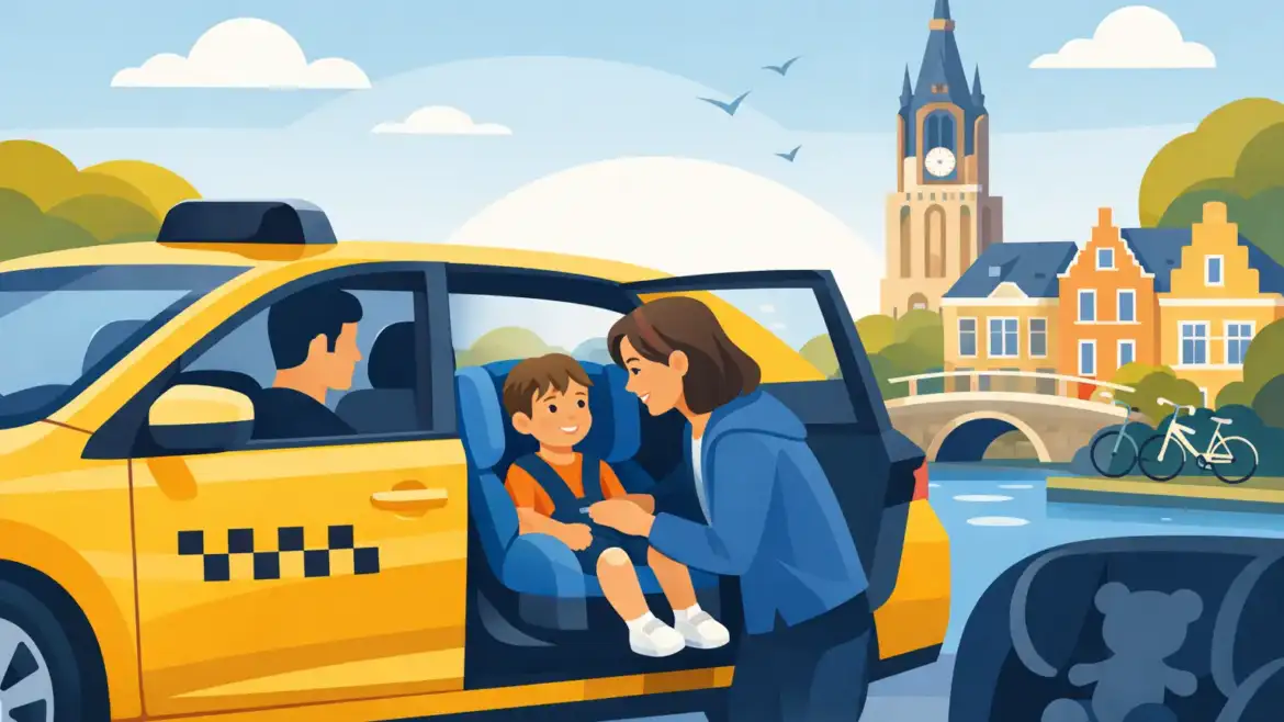 Taxi met kinderzitje Delft: veilig op weg