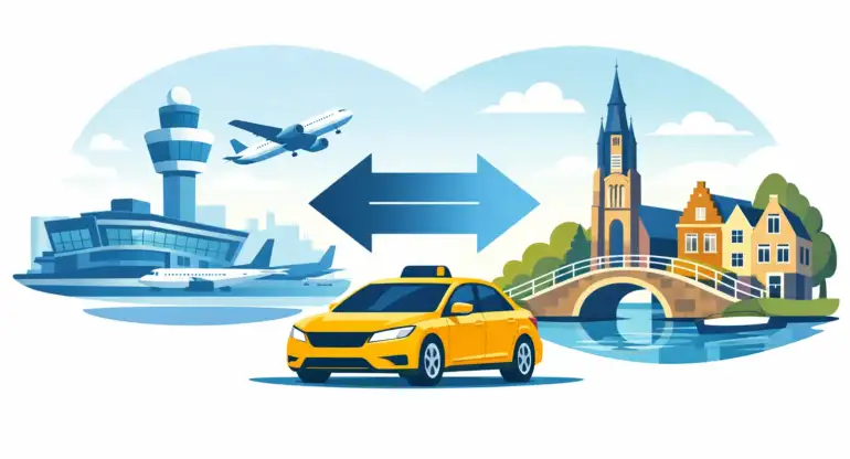 Vaste taxiprijs Schiphol Delft uitgelegd
