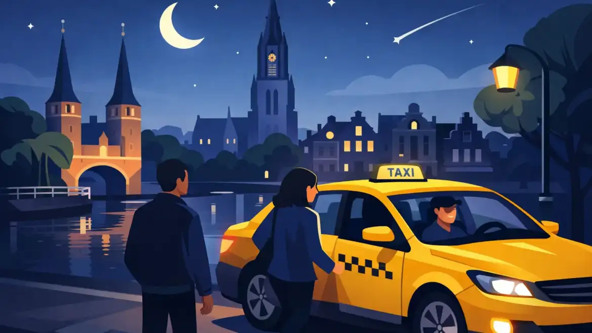 Veilige taxi nacht Delft zonder gedoe
