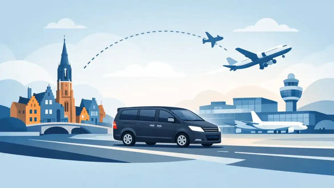 Wat kost luchthavenvervoer Delft naar Schiphol?
